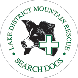 Lake District Mountain Rescue Search Dogs Logo
